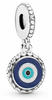 Pandora Charm-Einhänger Charm-Anhänger Evil Eye Blau Silber 792018_E009