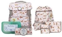 SCHOOL-MOOD&reg; Schulranzen Schulranzenset 7-tlg. Champion Leopard Nordic Collection