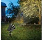 esotec LED Gartenstrahler Solarspot Super Spot DUO COLOR, 6500K 2800K, Alumnium,