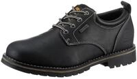 Schn&uuml;rschuh DOCKERS BY GERLI, Herren, Gr. 40, schwarz, Leder, Nappaleder, Schuhe