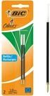 BIC Kugelschreibermine Bic Kugelschreibermine 4Colours 0,4mm gr&uuml;n Blister 2St