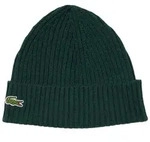 Lacoste Beanie Unisex M&uuml;tze Wolle gr&uuml;n
