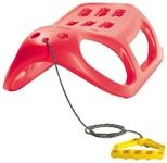 Prosperplast Schlitten Little Seal - rot, mit Zugseil