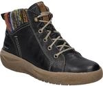 Stiefelette JOSEF SEIBEL "Alina 52, schwarz-kombi", Damen, Gr. 36, schwarz (schwarz,
