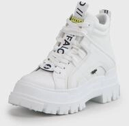 Schn&uuml;rboots BUFFALO "ASPHA NC MID", Damen, Gr. 42, wei&szlig;, Lederimitat, Schuhe