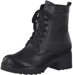 Schn&uuml;rstiefelette MARCO TOZZI, Damen, Gr. 36, schwarz, Lederimitat, unifarben,