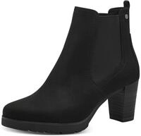 Stiefelette TAMARIS, Damen, Gr. 36, Synthetik Textil, schwarz, Elastischer Einsatz,