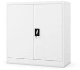 Jan Nowak Aktenschrank Metall B&uuml;roschrank abschlie&szlig;bar 90 cm BEATA 2 B&ouml;den...