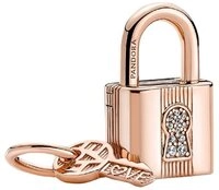 Pandora Charm-Einh&auml;nger ROSE-780088C01, Liebe, Zirkonia, Ros&eacute;vergoldet