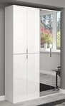 xonox.home Kleiderschrank Garderobenschrank Projekt X 2 wei&szlig; Hochglanz...