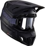 Leatt Motocrosshelm 7.5 V24 Stripes Motocross Helm mit Brille, vorbereitet f&uuml;r