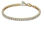 Pandora Tennisarmband 561469C01, Funkelndes Goldfarben goldfarben