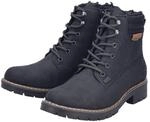 Winterstiefelette RIEKER, Damen, Gr. 36, schwarz, Lederimitat, unifarben, Basic,