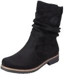 Winterstiefelette RIEKER, Damen, Gr. 36, schwarz, Lederimitat, Schuhe