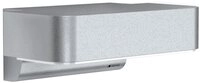 steinel Wandleuchte Steinel Sensor-LED-Au&szlig;enleuchte L 800 SC silber 087555