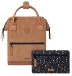 CABAIA Rucksack Recycled Velvet Backpack (Set, 3-tlg)