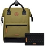 CABAIA Rucksack Waterproof Recycled Backpack (Set, 3-tlg)