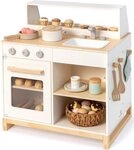 MUSTERKIND&reg; Spielk&uuml;che Prunus, wei&szlig;/natur Holz