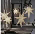 STAR TRADING LED Stern Papierstern Weihnachtsstern stehend 7-zackig 55cm E14...