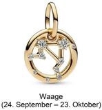 Pandora Charm-Einh&auml;nger Pandora 762712C01 Charm-Anh&auml;nger Damen Sternzeichen Waage