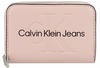 Calvin Klein Jeans Geldbörse SCULPTED MED ZIP AROUND MONO, mit großflächigem