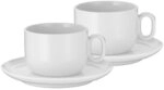 WMF Cappuccinotasse Barista Cappuccino-Set, 4-teilig, 2-tlg., 4, Porzellan,