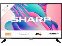 Sharp 1T-C32FDx LED-Fernseher (81 cm/32 Zoll, HD-ready, Smart-TV, Roku TV nur in