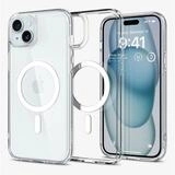 Spigen Backcover Spigen Ultra Hybrid Backcover MagSafe Apple iPhone 15 - White
