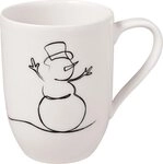 Villeroy & Boch Becher Villeroy & Boch Statement Lines Becher mit Henkel "XMAS"
