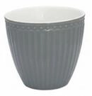 Greengate Espressotasse GreenGate Mini Latte Cup Alice Steingrau
