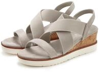 Sandalette LASCANA "Sommerschuh, offener Schuh, Sandale, Keilsandalette", Damen, Gr.
