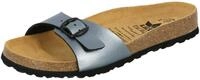 Pantolette LICO "Pantolette Bioline Once More", Damen, Gr. 36, grau, Synthetik,