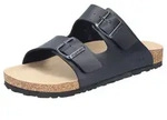 Rieker Pantolette Sommerschuh, Schlappen, Hausschuh, mit zwei Schnallenverschl&uuml;ssen