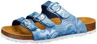 Pantolette LICO "Pantolette Bioline Lady Power", Damen, Gr. 36, blau, Synthetik,