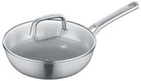 Berndes Wok mit Glasdeckel 26 oder 32 cm, poliert - Tricion Resist,
