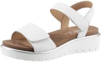 Keilsandalette ARA "BILBAO", Damen, Gr. 36, wei&szlig;, Glattleder, unifarben, Schuhe