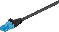 Goobay Goobay CAT 6A Patchkabel, U/UTP, Schwarz 1 m LAN-Kabel