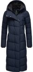 Ragwear Wintermantel Pavla Long extralanger Winterparka mit Teddyfutter und Kapuze