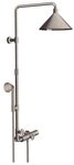 hansgrohe Brausegarnitur Axor Showers Showerpipe, 240 2jet mit Thermostat und