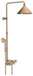 hansgrohe Brausegarnitur Axor Showers Showerpipe, 240 2jet mit Thermostat und