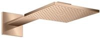 hansgrohe Kopfbrause Axor ShowerSolutions 250/250, 2jet eckig mit Brausearm...