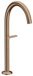 hansgrohe Waschtischarmatur Axor One Waschtischmischer Select 270 mit Push-Open