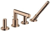 hansgrohe Wannenarmatur Axor Uno 4-Loch Wannenrandarmatur mit Zerogriff