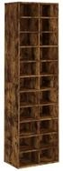 vidaXL Schuhregal, Schuhschrank R&auml;uchereiche 54x34x183 cm Holzwerkstoff