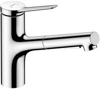 hansgrohe K&uuml;chenarmatur hansgrohe 150 Zesis M33 Metall Ausziehbrause Pro chrom