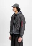 Bomberjacke ALPHA INDUSTRIES "MA-1 VF Vintage Fit 59", Herren, Gr. S, grau (vintage