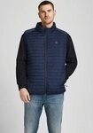 Jack & Jones PlusSize Steppweste MULTI mit Stehkragen und normaler Form...
