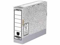 Bankers Box by Fellowes Archivbox System A4 80mm Füllhöhe grau für Akten 10...