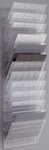 DURABLE Stehsammler Prospektspender Flexiboxx 12 A4 quer 12 F&auml;cher transaprent