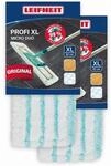 Leifheit Bundle Wischbezug Profi XL micro duo (2er Set) Wischbezug (Mikrofaser,